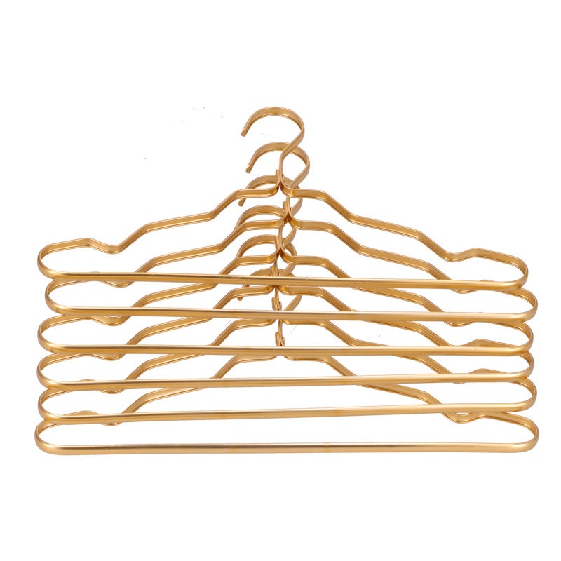 Space Aluminum Hanger 10-Pack: Waterproof Rust-Proof Slip-Resistant Grooved Heavy Duty Clothes Hanger - Space Saving Closet Organizer for Bedroom Bathroom Wardrobe, Suits Coats Shirts Skirts - Image 4