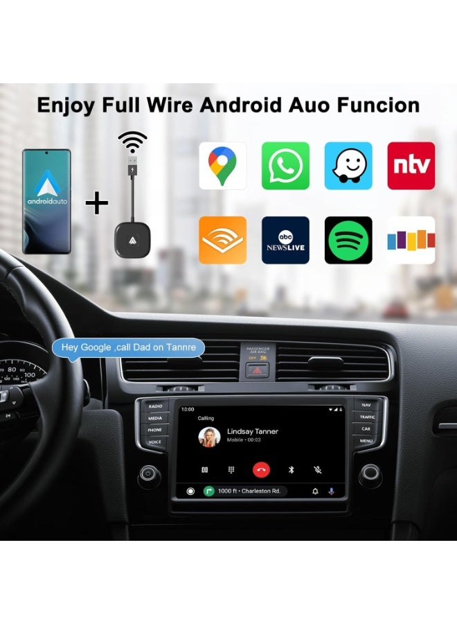 Yesido Android Auto Wireless Adapter – USB Dongle for Android Car Radio, Convert Wired to Wireless Android Auto – Compatible with OEM Cars 2016 & Newer - Image 4