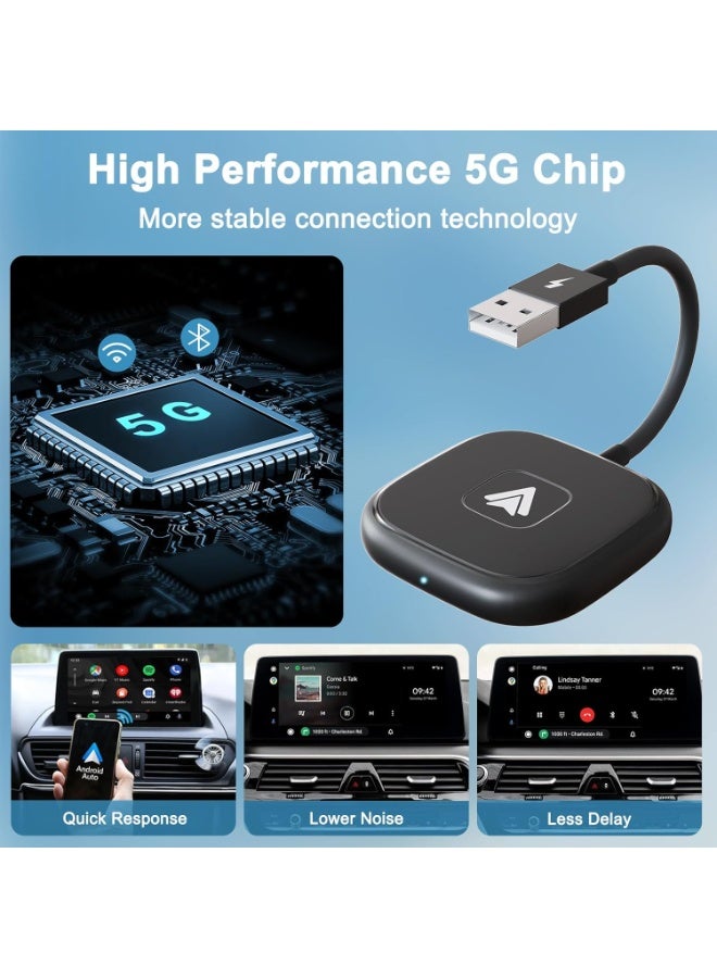 Yesido Android Auto Wireless Adapter – USB Dongle for Android Car Radio, Convert Wired to Wireless Android Auto – Compatible with OEM Cars 2016 & Newer - Image 5