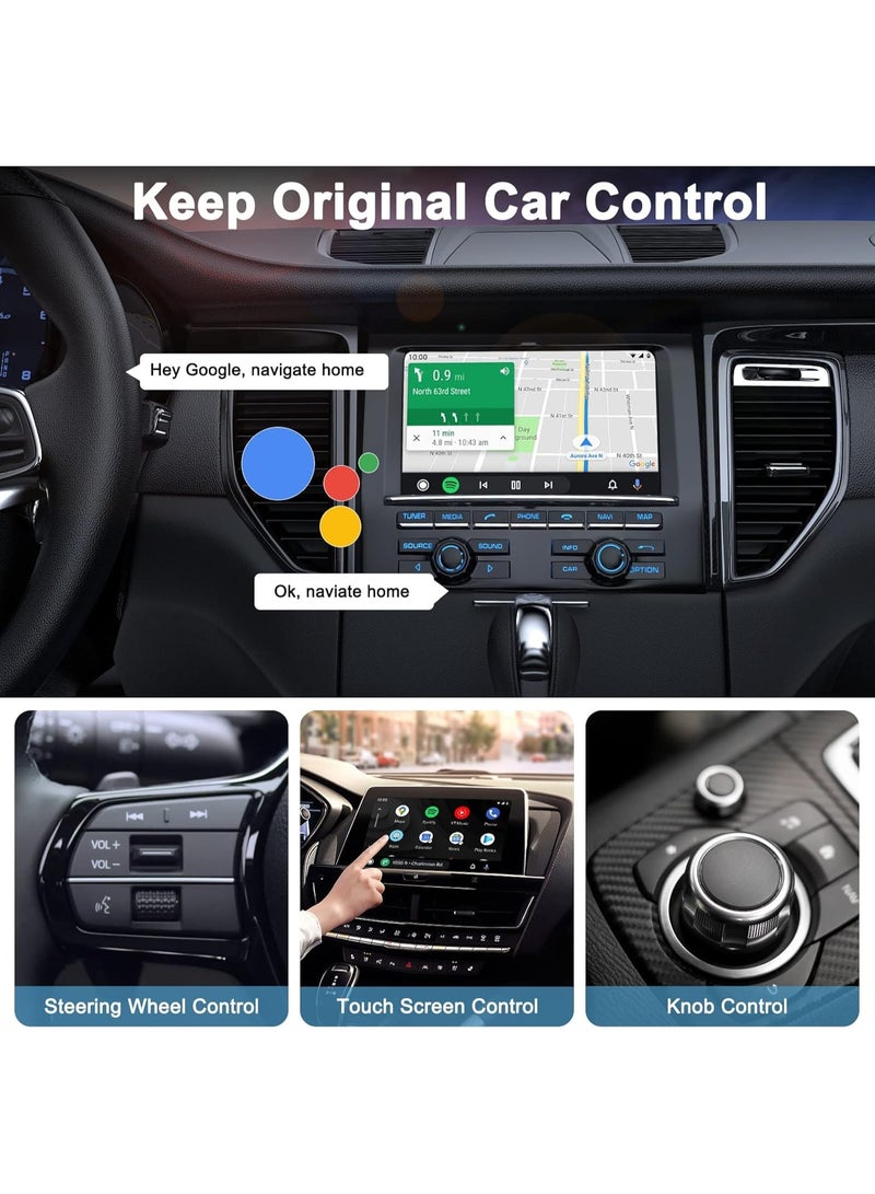 Yesido Android Auto Wireless Adapter – USB Dongle for Android Car Radio, Convert Wired to Wireless Android Auto – Compatible with OEM Cars 2016 & Newer - Image 3