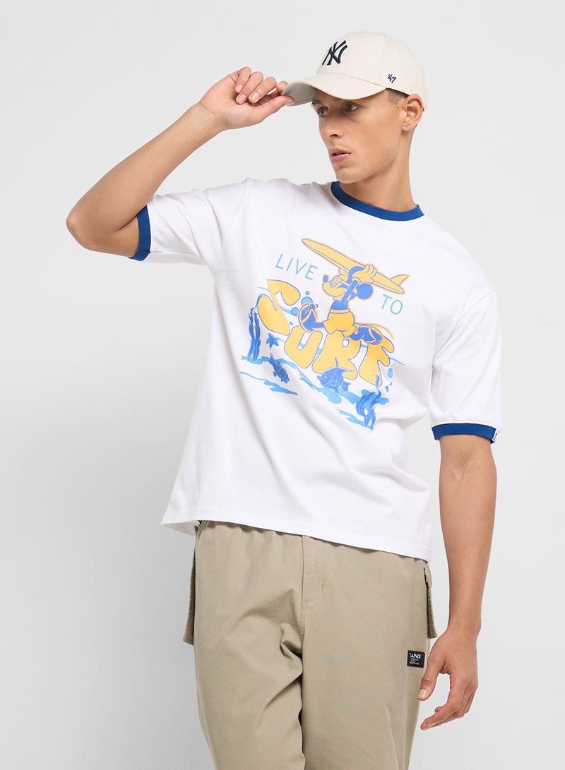 Disney Mens Over Size Crew Neck - Image 1