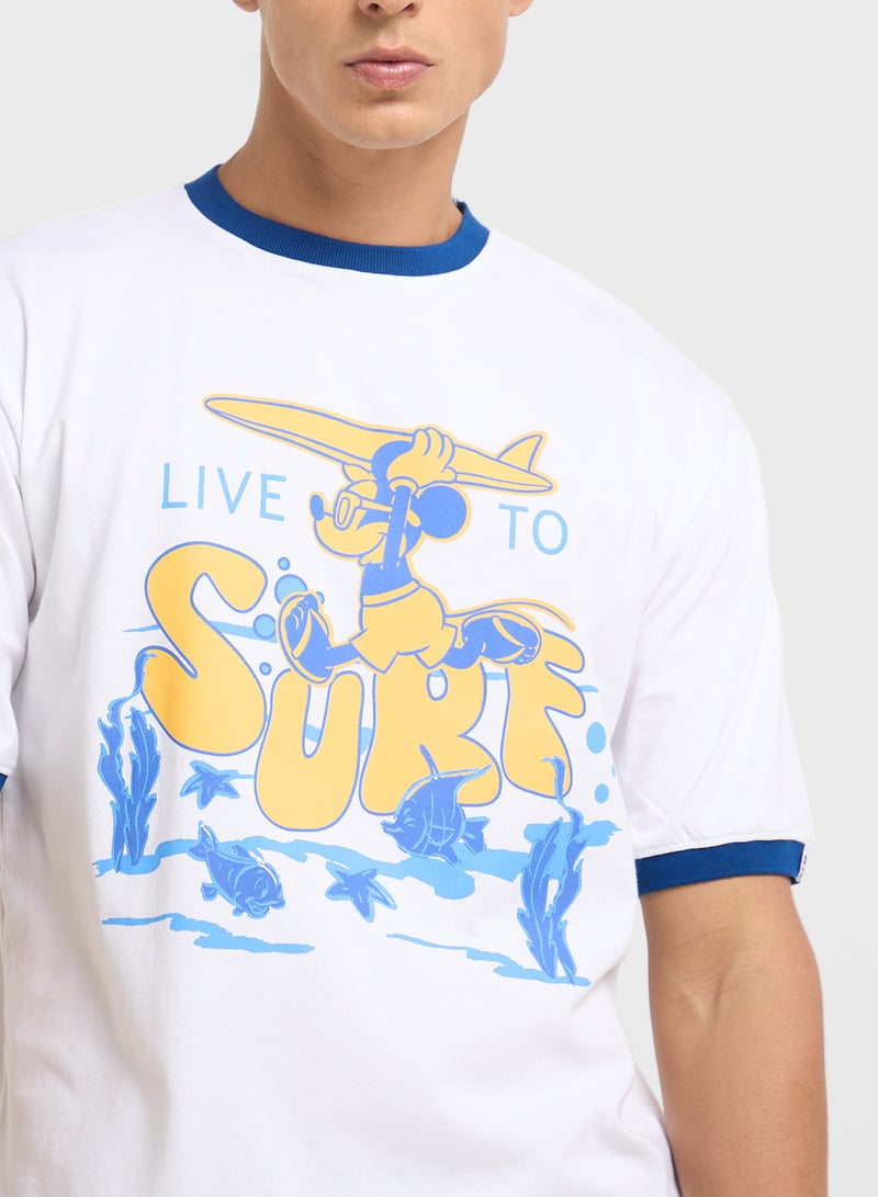 Disney Mens Over Size Crew Neck - Image 3