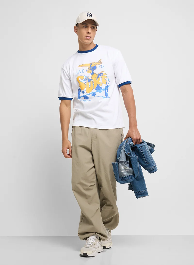 Disney Mens Over Size Crew Neck