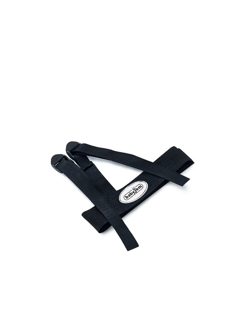 BabyJem Babyjem Safety Belt for Babies | Ergonomic Handsfree Design | Comfortable, Adjustable, Breathable Lightweight | Black, 12 Months+  - Image 1