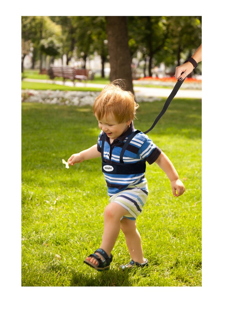BabyJem Babyjem Safety Belt for Babies | Ergonomic Handsfree Design | Comfortable, Adjustable, Breathable Lightweight | Black, 12 Months+  - Image 2