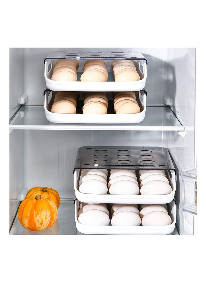 Refrigerator Automatic Rolling Egg Rack, Egg Storage Box