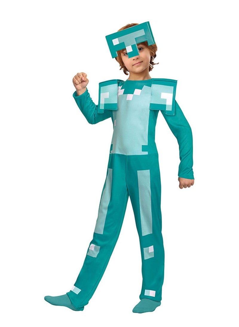 Disguise Minecraft Armor Boys' Jumpsuit Costume Blue - Image 1