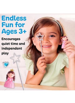 Creativity for Kids Creativity for Kids Sensory Pack Princess, Includes gems, magic wand, fluffy cloud clays, ring, confetti, flowers, and castle molds, Interactive Sensory Play Kit, Ideal for Kids Ages 3+  - Image 5