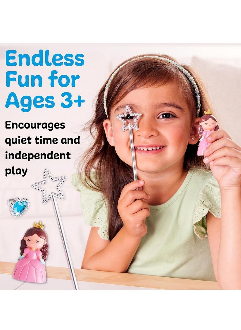 Creativity for Kids Creativity for Kids Sensory Pack Princess, Includes gems, magic wand, fluffy cloud clays, ring, confetti, flowers, and castle molds, Interactive Sensory Play Kit, Ideal for Kids Ages 3+  - Image 5