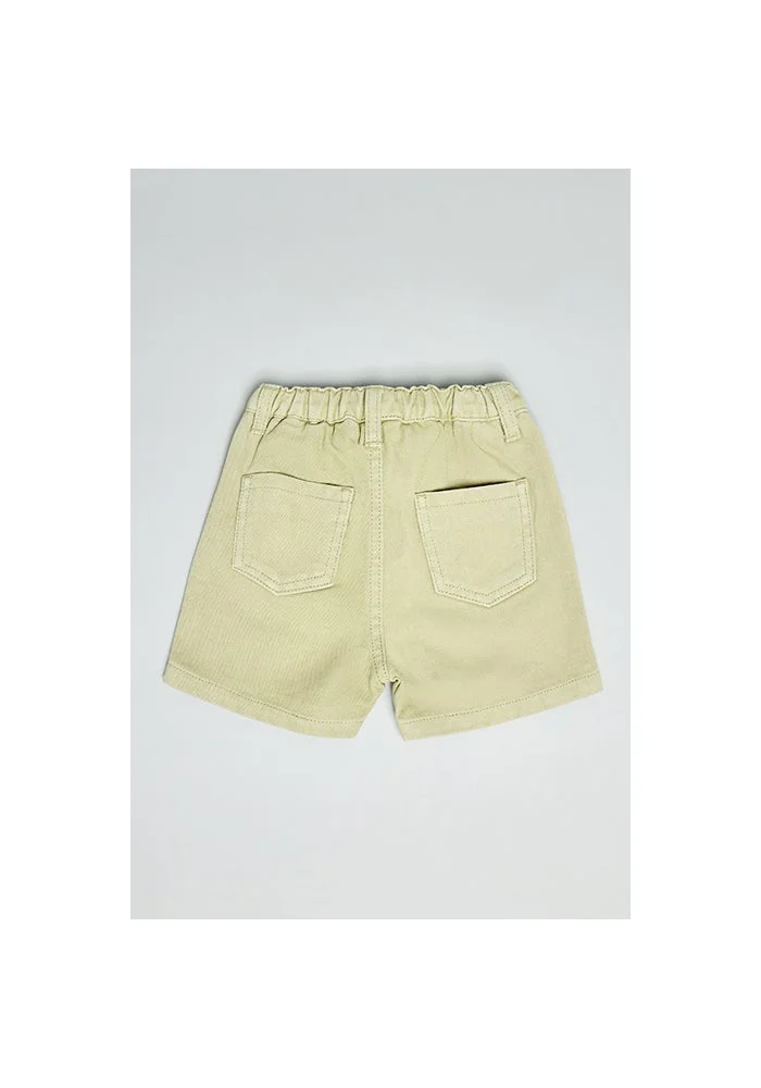 أر أند بي Solid Shorts with Drawstring Waist