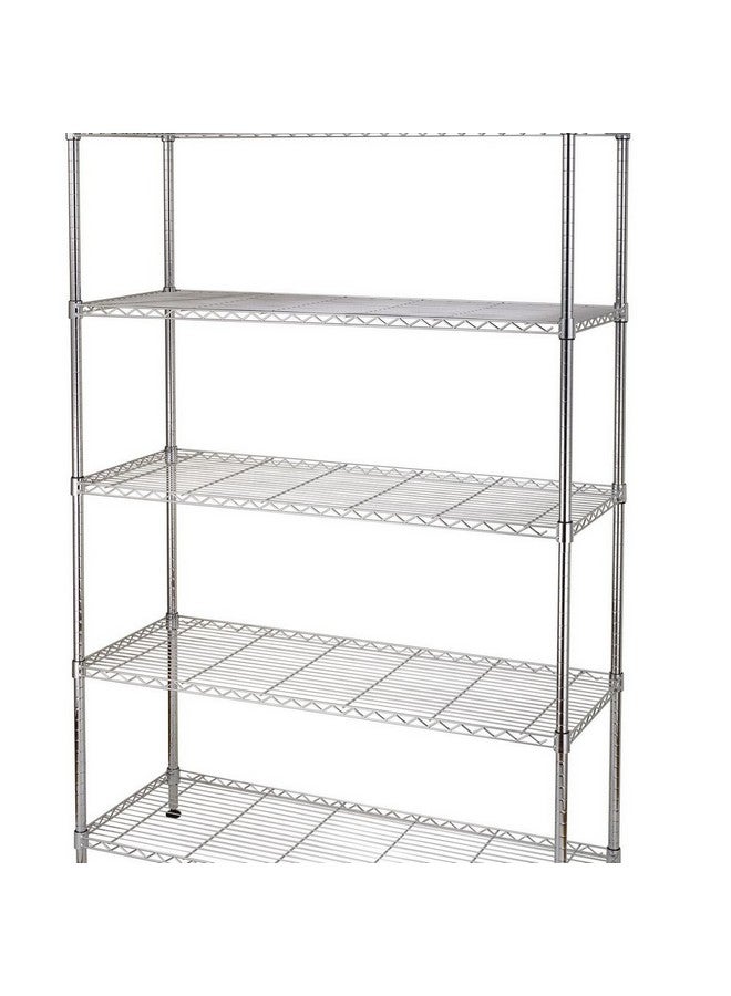 HoneyBee 5-Tier Free Standing Durable Wire Storage Rack Chrome 178 x 45 x 120 cm FW-A2530B - Image 4