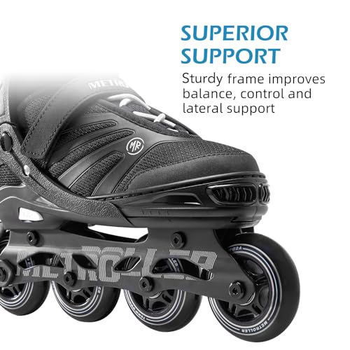 METROLLER Women Inline Skates Men Skates for Adult Female Male Adjustable Inline Skates for Teens Boys - Image 3