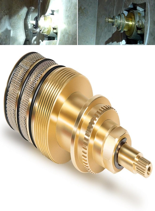 Bonbo 78913 Thermostatic Water Valve, 3/4’’ Valve High Flow Rate Cartridge Compatible with Kohler K400/K401 - Image 1