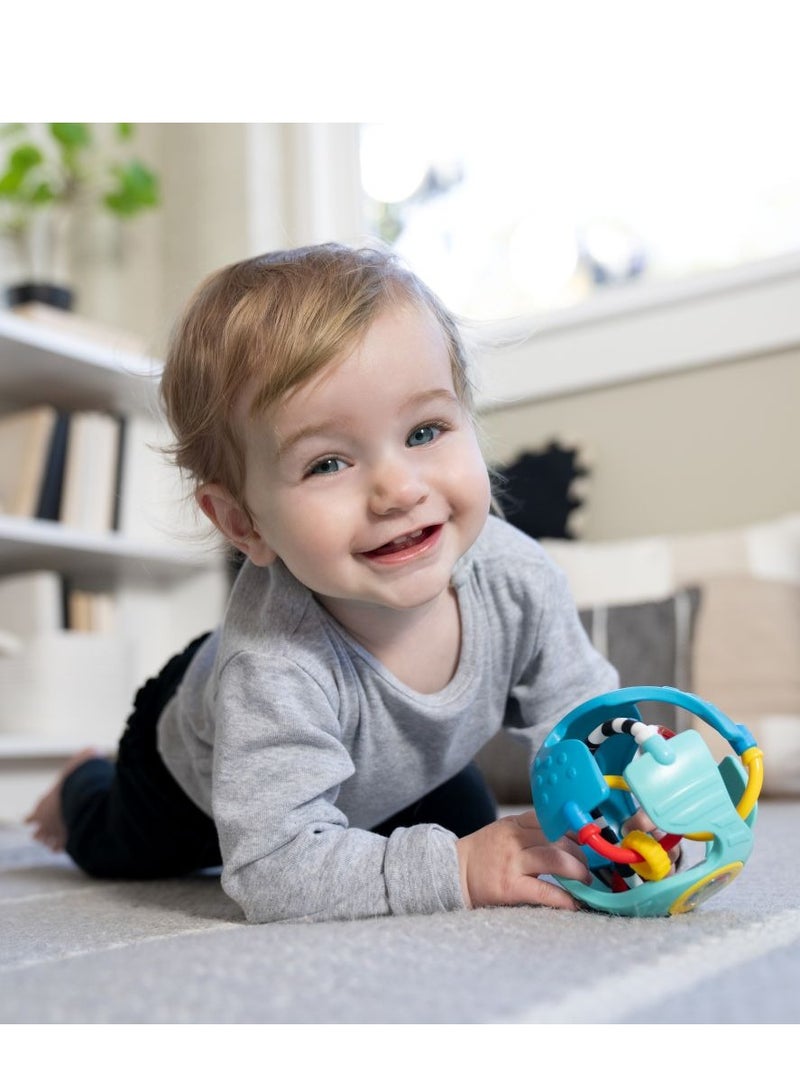 Baby Einstein Rattle & Sense Sensory Ball with Bead Chasers – Stimulates Sight, Touch & Hearing – 3 to 36 Months - Image 2