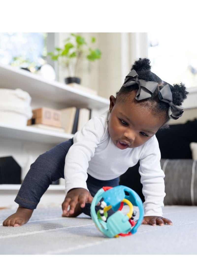 Baby Einstein Rattle & Sense Sensory Ball with Bead Chasers – Stimulates Sight, Touch & Hearing – 3 to 36 Months - Image 3