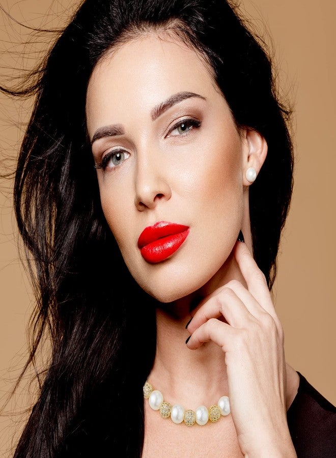 Inbagi 40 Pcs 10 mm Gold Rhinestone Spacer Beads Round Zirconia Cubic Beads for Jewelry Making Disco Ball Bracelet Charms DIY Necklace Earrings Crafts - Image 5