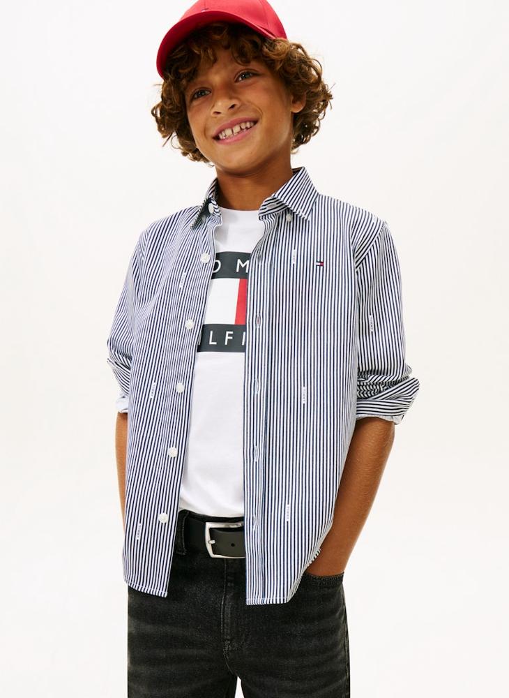 TOMMY HILFIGER Kids Aop Jersey Regular Fit Shirt - Image 1