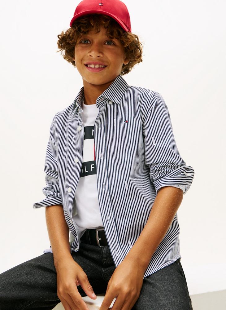 TOMMY HILFIGER Kids Aop Jersey Regular Fit Shirt - Image 3