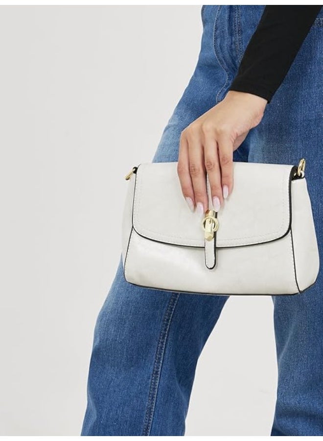 Styli Women White Mini Belt Bag | Compact Design with Secure Closure | Hands-Free and Functional Style | Perfect for Travel and Everyday Use - Image 3