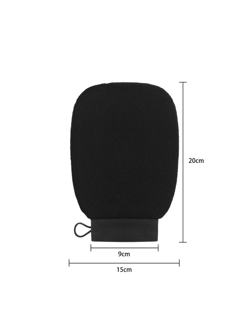 2 قطعة جودة فرك ليفة ، لتنظيف البشرة وتقشير البشرة ، قفاز دش فسكوزي لصنع حمام مغربي في المنزل - Image 4