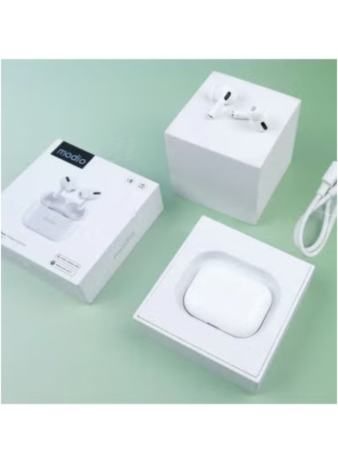 🎧 D3 Premium Wireless Earbuds White with Deep Bass & Noise Cancelling Technology | Multi-Functional Touch Control & Built-In Microphone | Long Battery Life & Secure, Comfortable Fit | Compatible with Android Mobiles, Tablets | Perfect for Music, Calls & Gaming