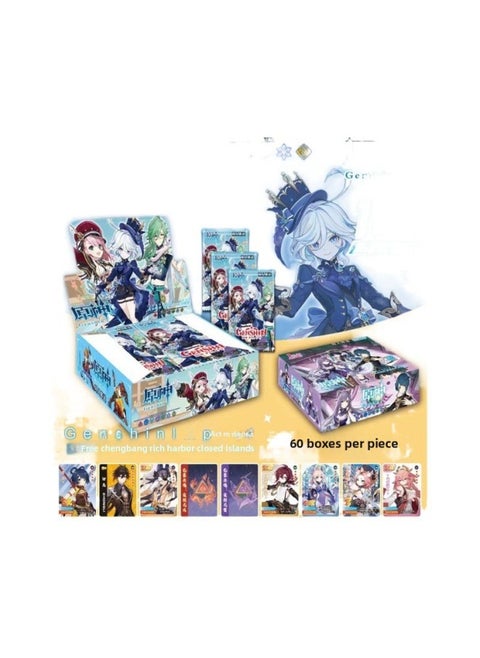 A Whole Box Of Egg Kapibalaka Flash Card Flash Card UR Card SSR Card Colorful Original God Animation Yuan Dream Star-Color:Interstellar Baby 32 Bags/full Box