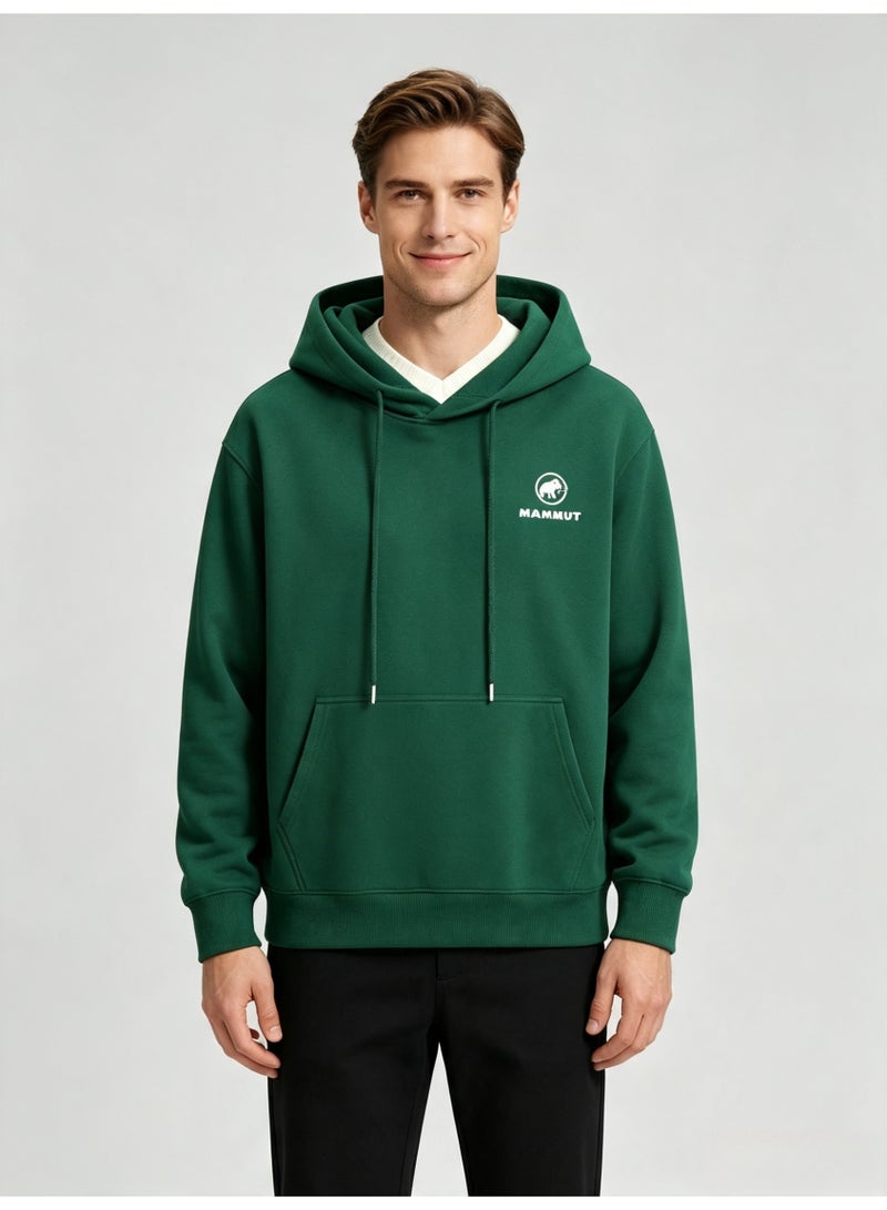 MAMMUT men's and women's basic hooded autumn loose pullover sweater - Image 3