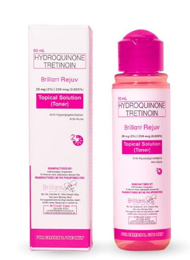 بريليانت سكين تونر مجدد لبشرة الوجه وخالي من حب الشباب 135 مل