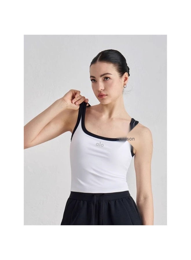 alo Alo Vintage American Sports Tank - The Perfect Companion for Yoga and Running 