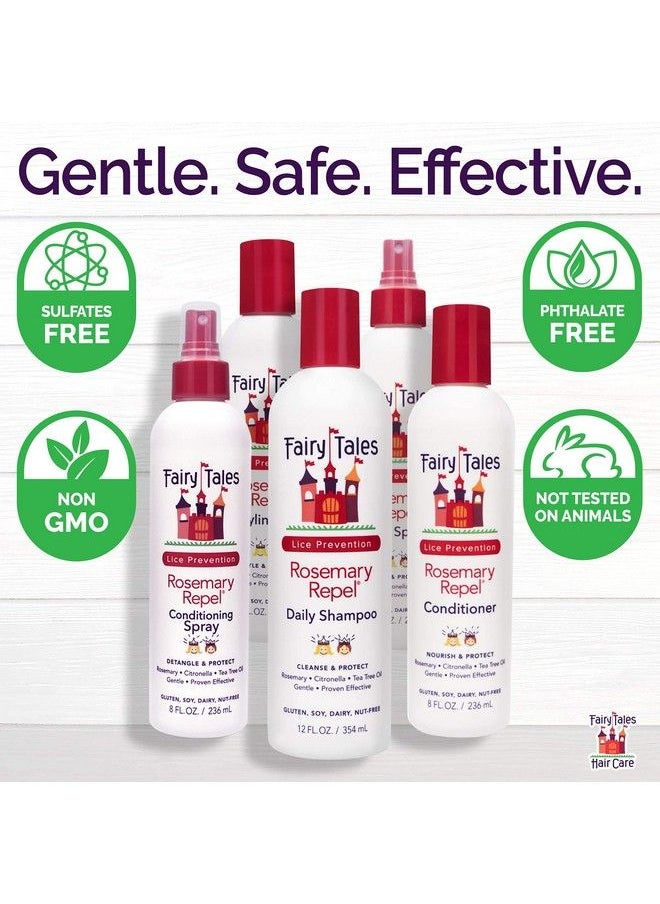 Fairy Tales - Rosemary Repel Shampoo 12Oz Conditioner 8Oz & Conditioning Spray 8Oz Trio Set - Image 1