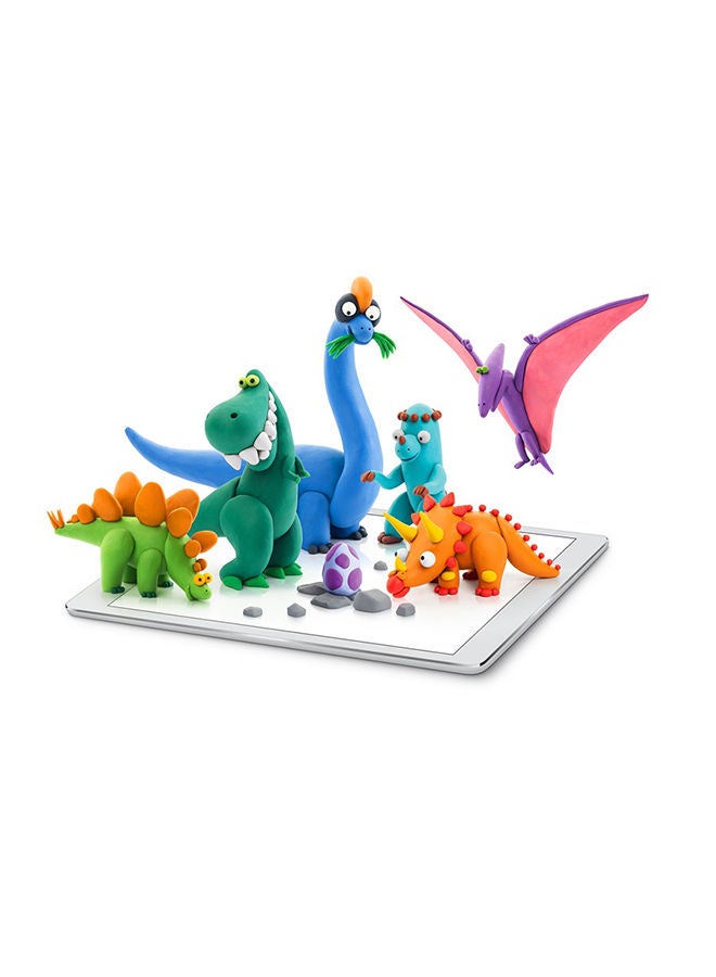 HEY CLAY Dinos Set-Colourful Modeling Kids-Air Dry Clay Kit 15 Cans And Sculpting Tools - Image 2