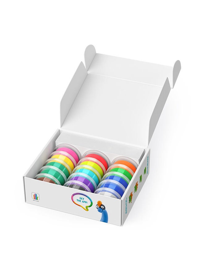 HEY CLAY Dinos Set-Colourful Modeling Kids-Air Dry Clay Kit 15 Cans And Sculpting Tools - Image 5