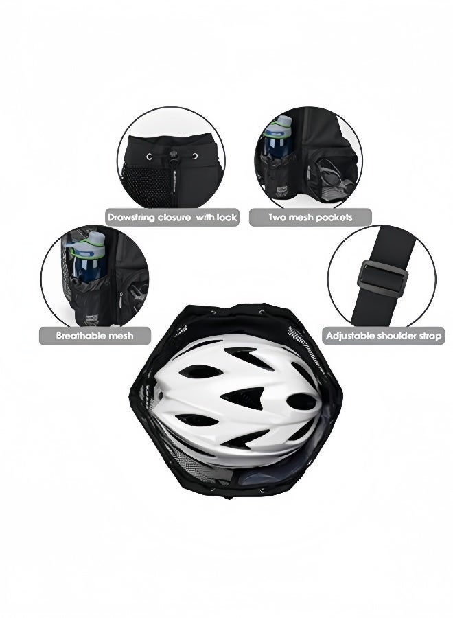 كيبي حقيبة سباحة شبكية بسحب الحبل، مع جيب مخصص للأغراض المبللة وجراب مقاوم للماء للهاتف، مثالية للشاطئ، وصالة الألعاب الرياضية، والرياضات الخارجية - Image 5