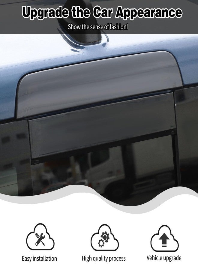 HTHE for Dodge Ram 1500 2500 3500 High Mount Brake Light Cover Trim for 2018-2023 Compatible with Dodge Ram 1500 Trim Accessories (ABS, 1pcs) - Image 2