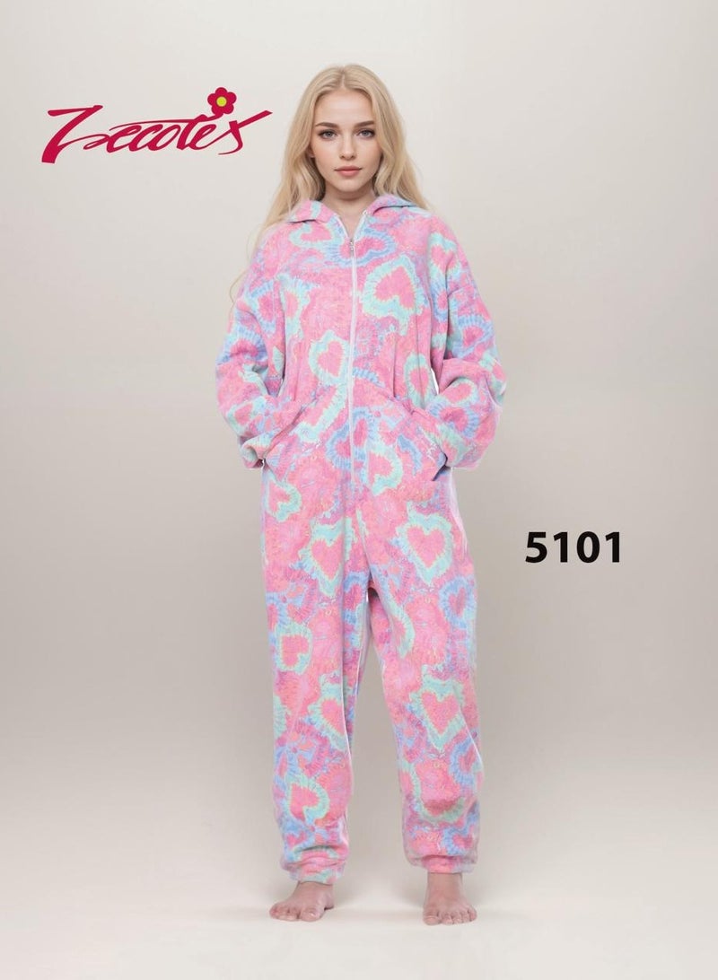 zecotex  Colored foulard jumpsuit 