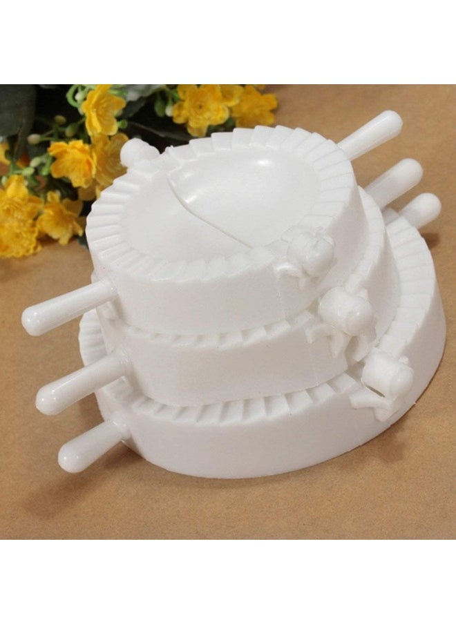 Generic - SUPAAR 3 Packs Dumpling Maker Dumpling Tools with Different Sizes of Dumpling Mold, Perfect for Making Hand pies, Dumplings, Ravioli, Calzones, Dough Press - Image 1