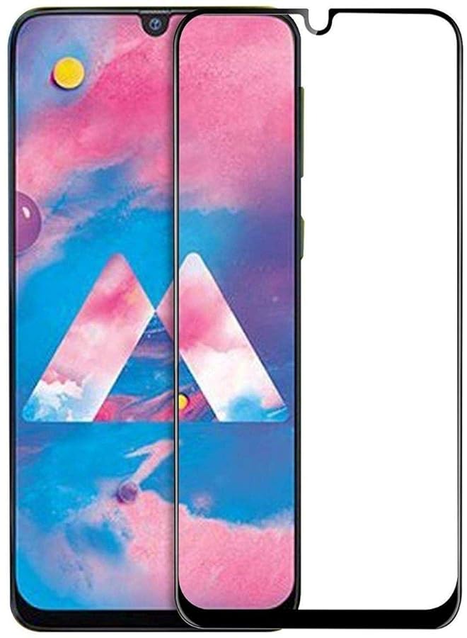 Glass Tempered Glass For Samsung Galaxy A70 Full Screen Protector Black Frame - Image 1
