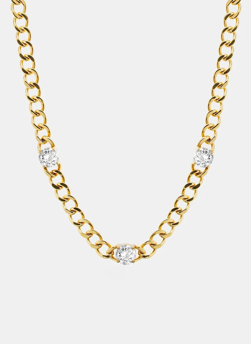 Liu Jo Necklace with rhinestone round cut element