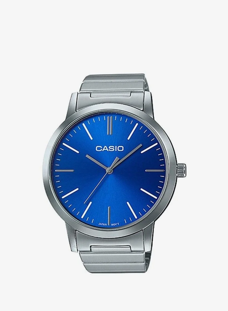 CASIO Women's Stainless Steel Analog Watch LTP-E118D-2A - 43 mm