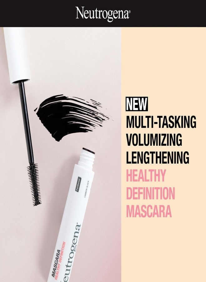 Neutrogena Healthy Definition Mascara, Eyelash Mascara Defines, Lifts, Curls, Lengthens & Volumizes Lashes, Dual-Sided Comb + Brush for Natural Application, Carbon Black,.27 oz - Image 2
