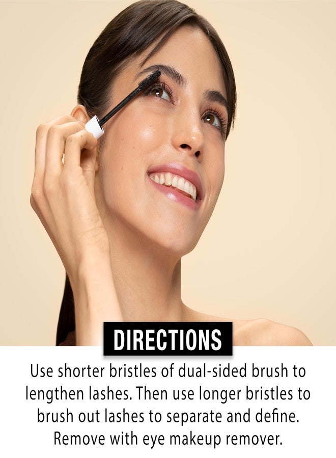 Neutrogena Healthy Definition Mascara, Eyelash Mascara Defines, Lifts, Curls, Lengthens & Volumizes Lashes, Dual-Sided Comb + Brush for Natural Application, Carbon Black,.27 oz - Image 5