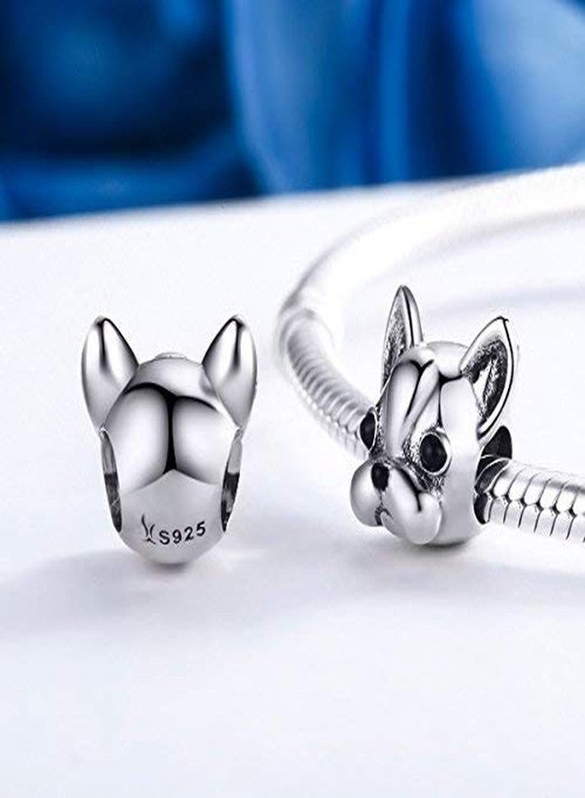 ABAOLA Bulldog Charm 925 Sterling Silver French Bulldog Charm Puppy Pet Dog Animal Charms for Dog Lovers - Image 2