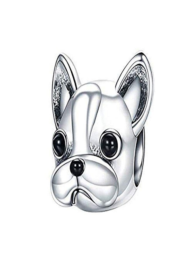 ABAOLA Bulldog Charm 925 Sterling Silver French Bulldog Charm Puppy Pet Dog Animal Charms for Dog Lovers - Image 1