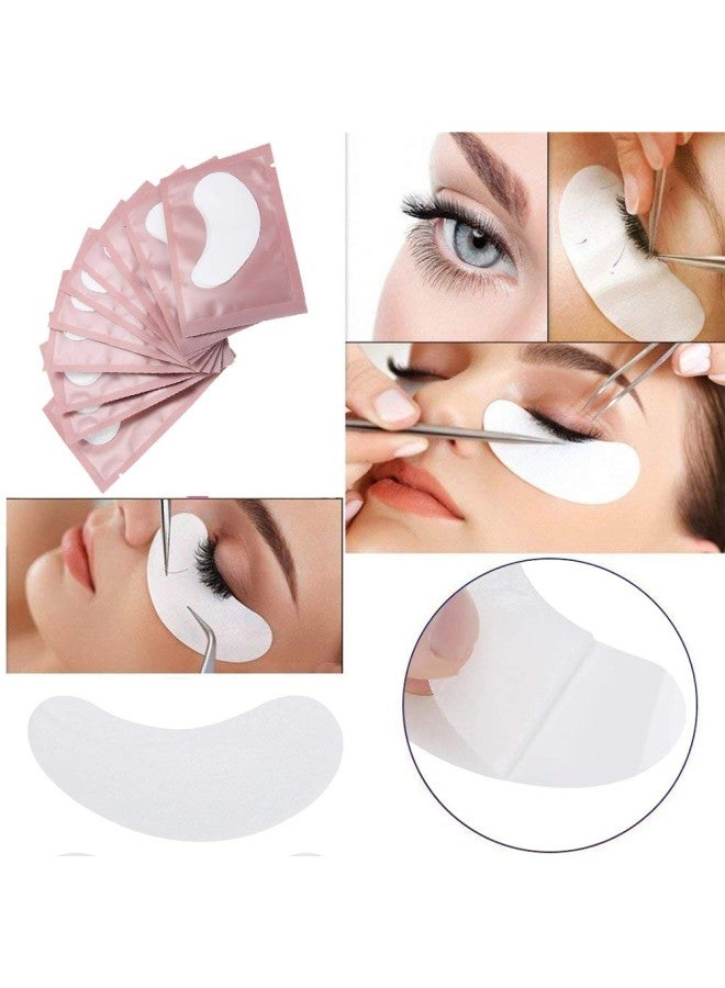 klarako Eyelash Extension Pads Eye Gel Pad Lint Free Eyelash Patch DIY Lashes Extension Grafting Isolation Eye Sticker Hairless Mask Beauty Tool, Reduce Dark Circles(50pcs/pack) - Image 2