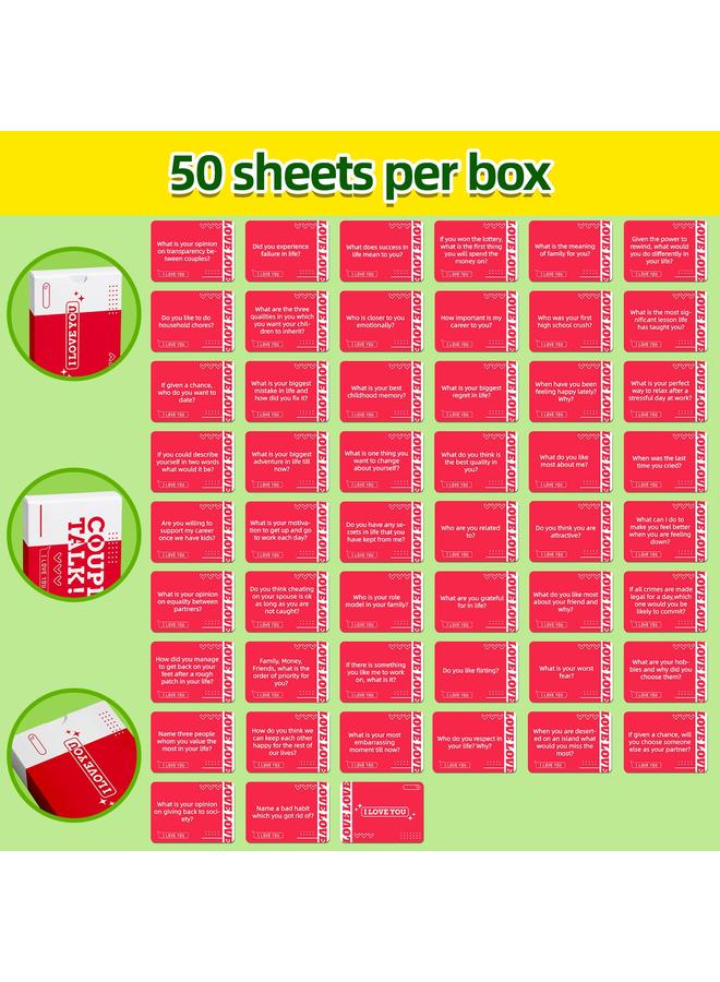 Bluejw 50 Couple Cards Couple Desktop Game Interactive Dialogue English Game Cards Hot Sale - Image 4