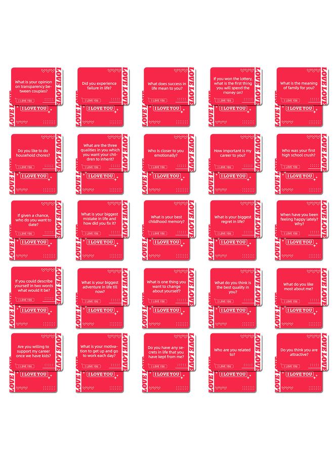 Bluejw 50 Couple Cards Couple Desktop Game Interactive Dialogue English Game Cards Hot Sale - Image 5