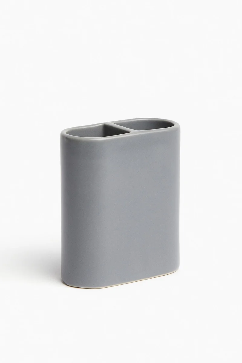 H&M Stoneware toothbrush mug