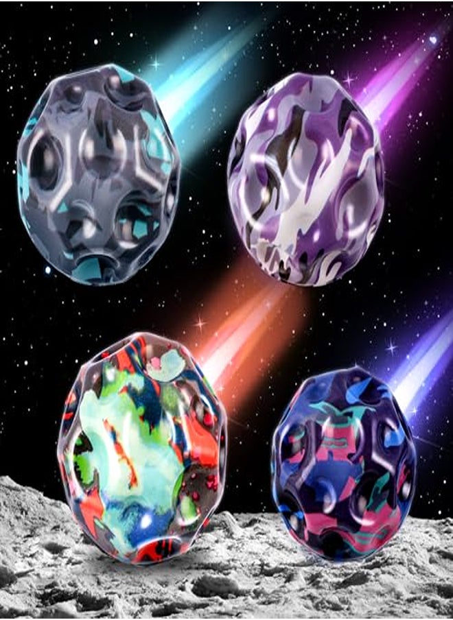 PAYFULLY Astro Jump Ball, 7 cm Moon Ball, High Jumping Rubber Ball, Space Ball, Bounce Ball, Jumpball, Moon Ball, Galaxy Ball for Children Gift  - Image 2