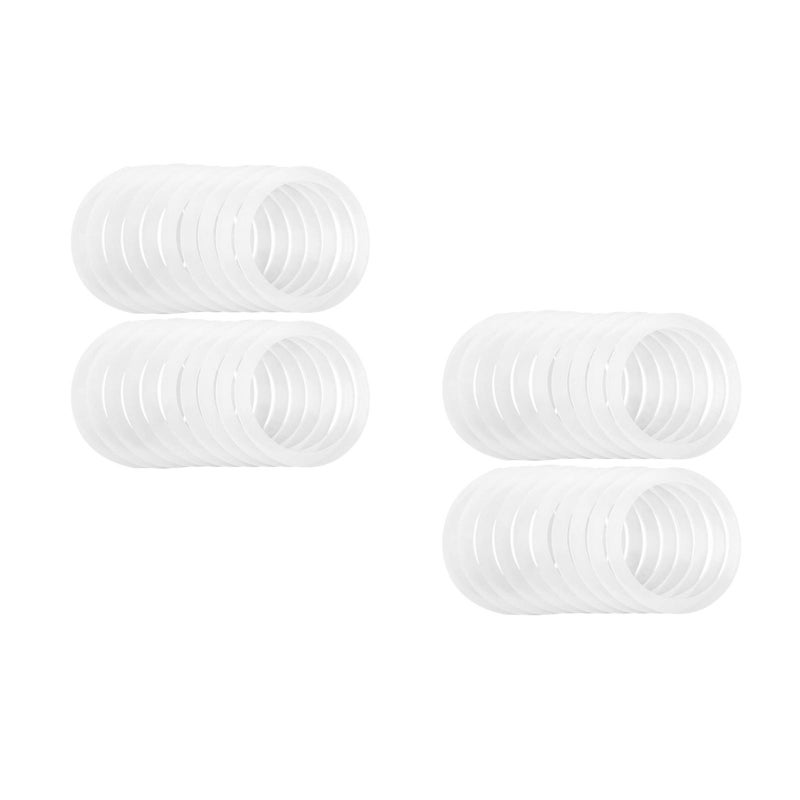 40 Pcs Jar Silicone Jars Sealing Gaskets Household Storage Jar Sealing - Image 4
