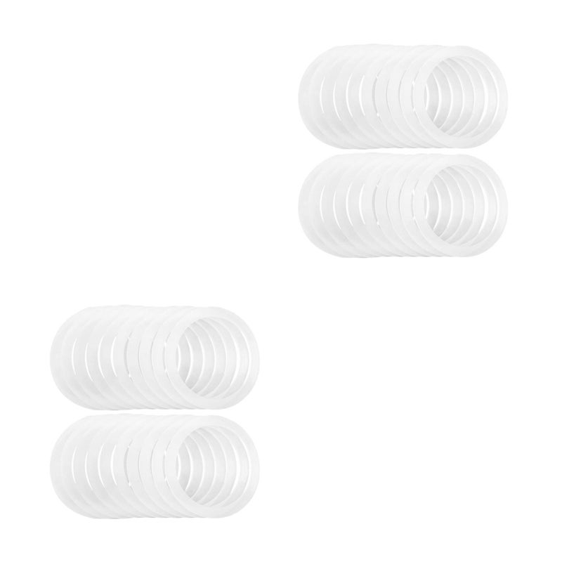 40 Pcs Jar Silicone Jars Sealing Gaskets Household Storage Jar Sealing - Image 5